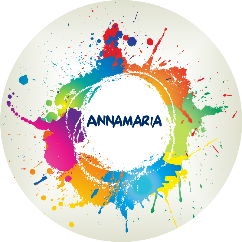 Pljuski z imenom Vinilna preproga za najstnike - TenStickers