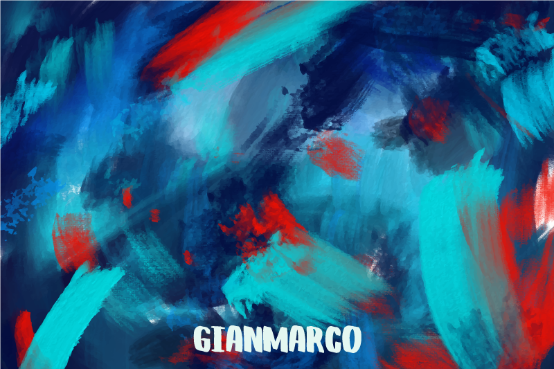 Barve in ime teen vinil preproga - TenStickers