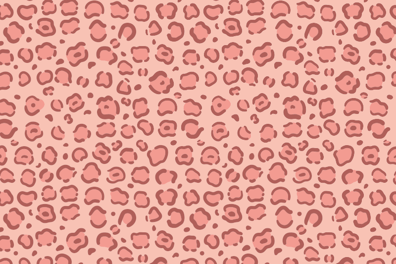 Leopardje pike vinilni tepih s potiskom živali - TenStickers