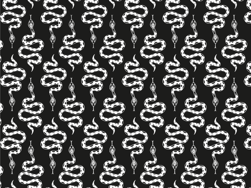 Eleganten motiv kače Tepih z živalskim potiskom - TenStickers