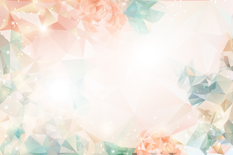 Geometrijske nežne oblike vinil preproga za spalnico - TenStickers