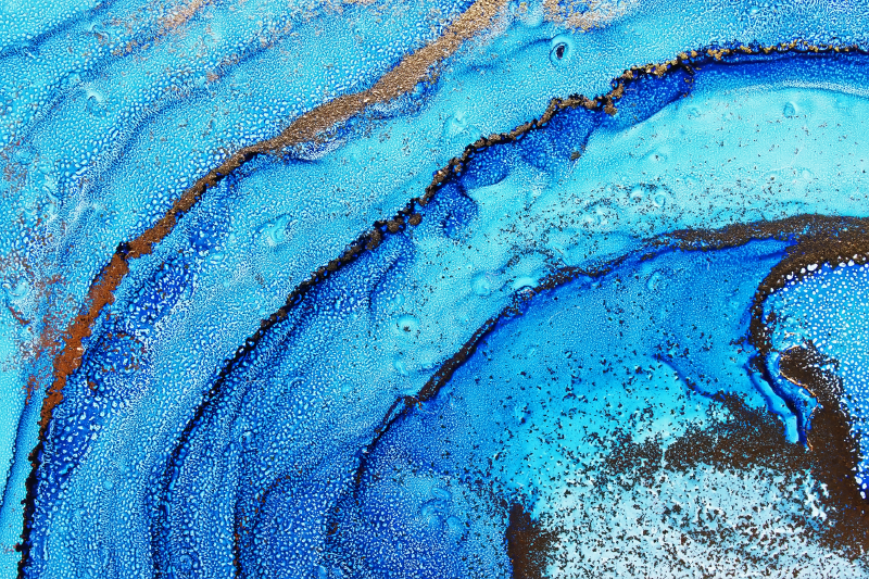 Abstraktna barvna mešanica vinil preproge - TenStickers