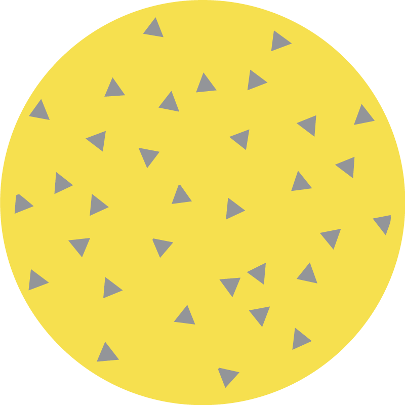Yellow triangle design vinilne preproge z vzorci - TenStickers