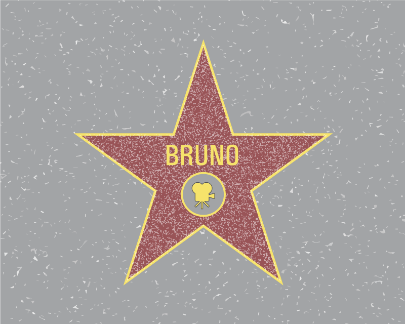 Prepoznavanje zvezd Vinilna preproga z imeni - TenStickers