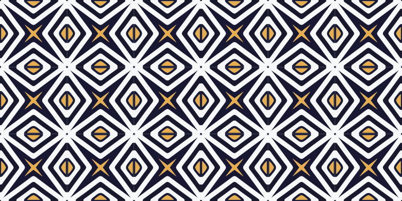 Diamond shape pattern vinilne preproge z vzorci - TenStickers