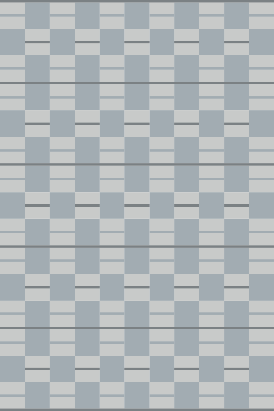 Gray patterned squares vinilna preproga za dnevno sobo - TenStickers