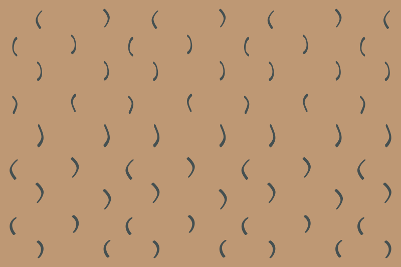 Ukrivljen rjav vzorec minimalistična vinilna preproga - TenStickers