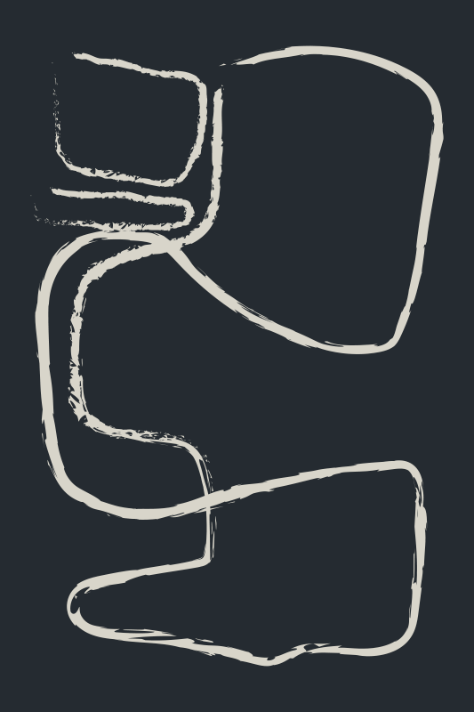 Abstraktni črtni vzorci minimalistična vinilna preproga - TenStickers