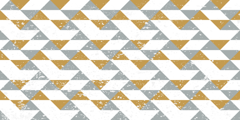 Kuhinjske geometrijske grunge kuhinjske talne ploščice - TenStickers