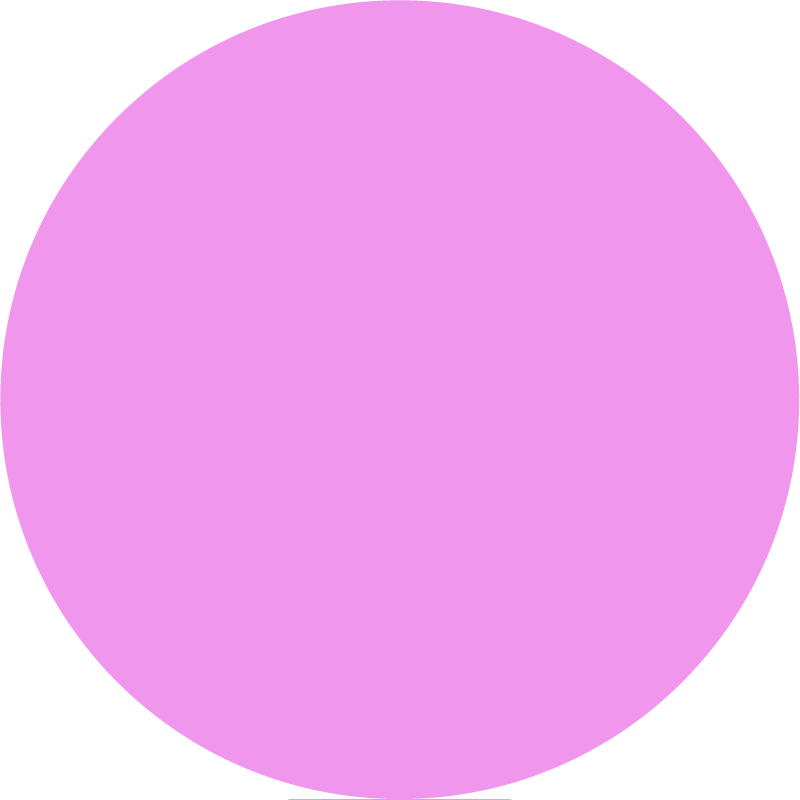 živahen okrogel odtenek Vinilna preproga v vijolični barvi - TenStickers