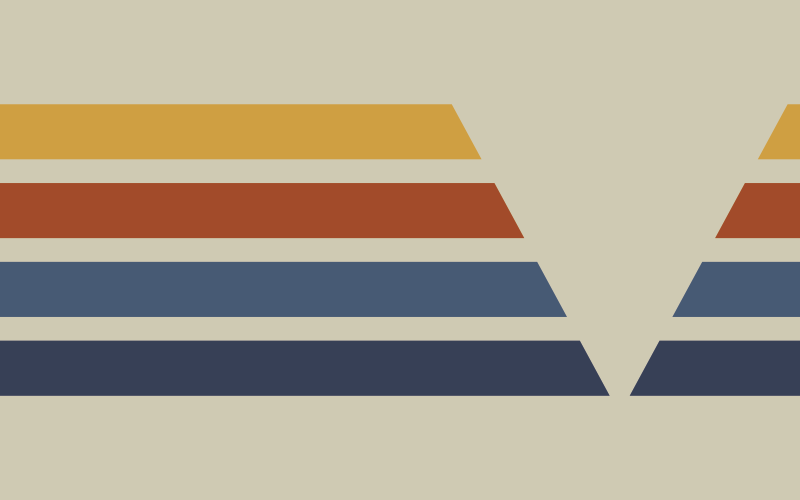 Chevron stripes motif vinilne preproge z vzorci - TenStickers