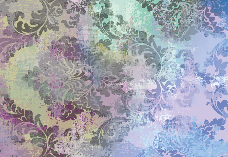 Boemsko umetniško oblikovanje cvetlična vinilna preproga - TenStickers