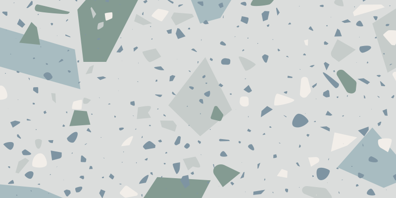 Modro-bela teraco tekstura preproga - TenStickers