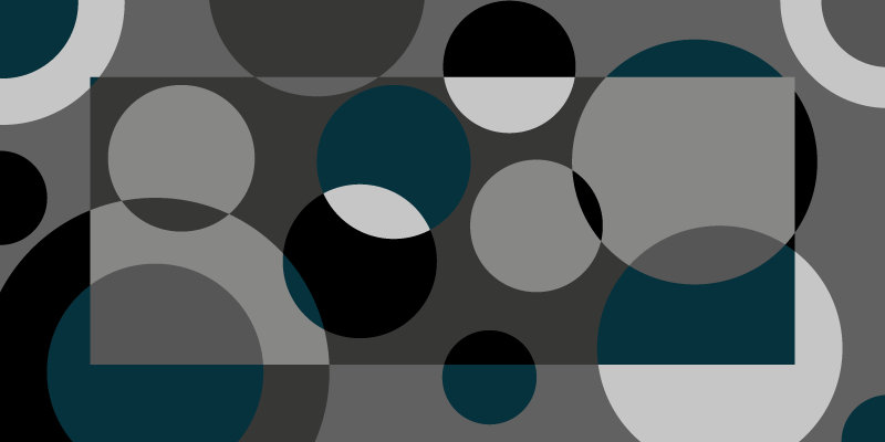 Kvadratov in krogov nordijska vinil preproga - TenStickers