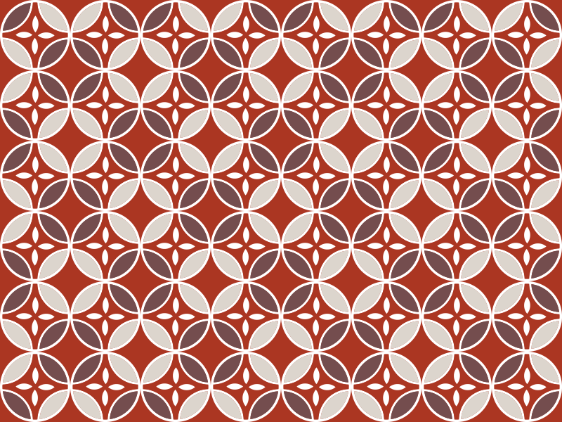 Mešanica umetniških vzorcev Vinilna mozaik preproga - TenStickers