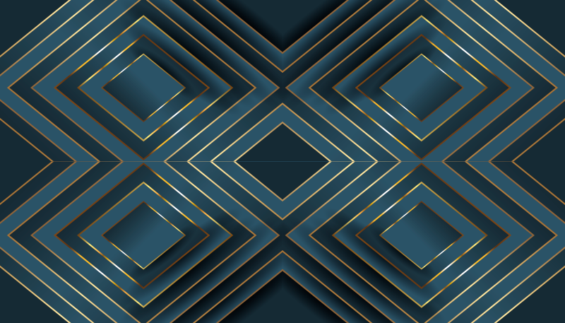 Modri mozaik z vrhunsko vinilno preprogo - TenStickers