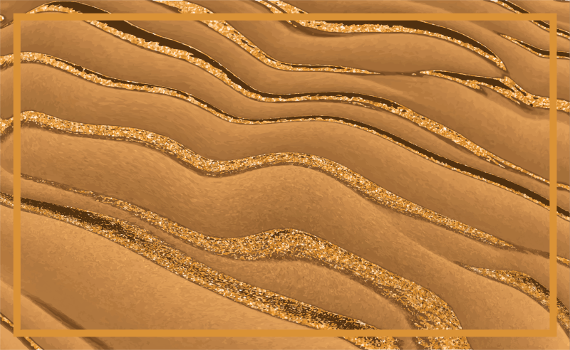 Kremasta in rjava marmornasta vinil preproga - TenStickers