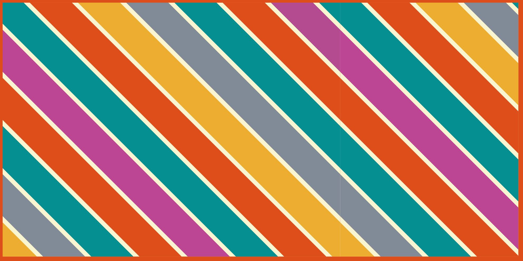 Pisana črtasta površina Vinilna preproga za dnevno sobo - TenStickers