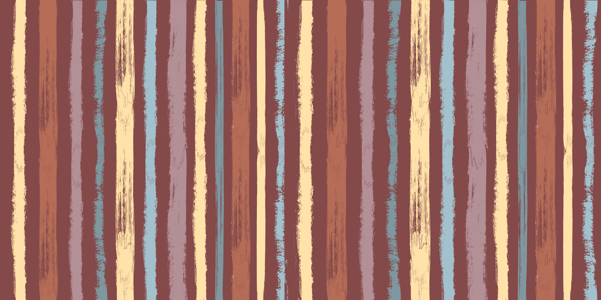 Učinek ročno poslikane tkanine Vinilna preproga s črtami - TenStickers