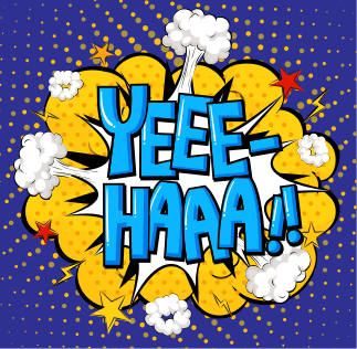 Komični akcijski izbruh Vinilna preproga za najstnike - TenStickers