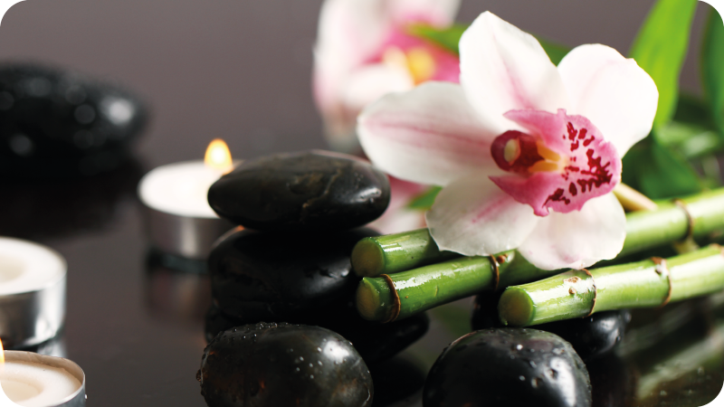 Orhidejska spokojnost Naravne vinilnea preproga - TenStickers