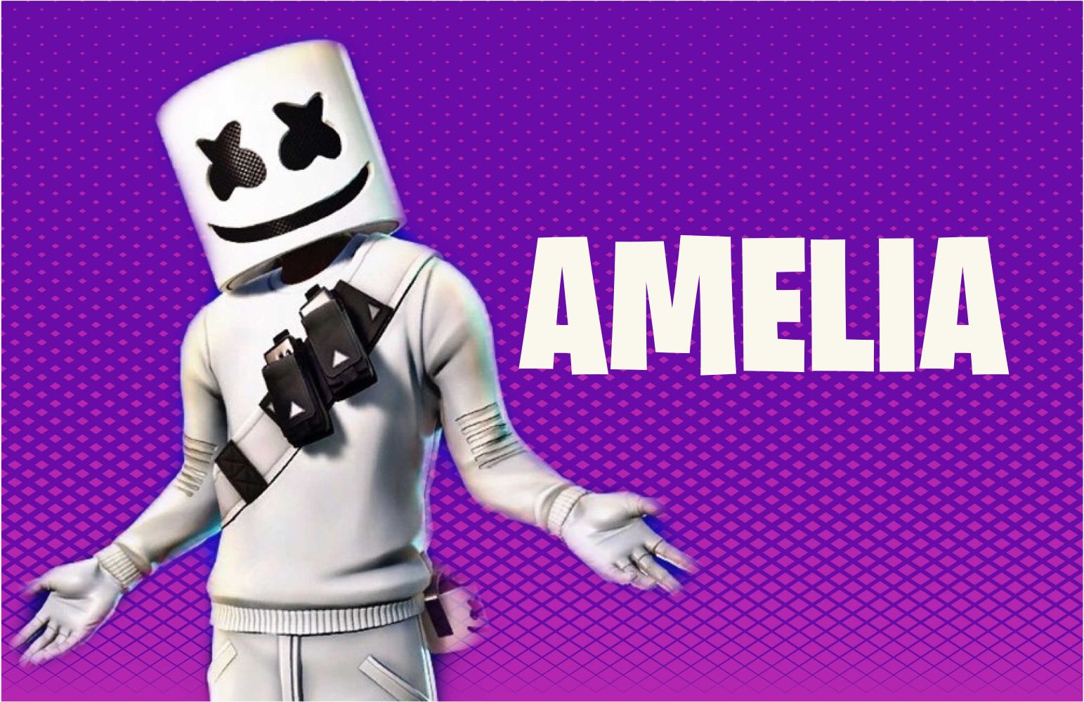 Video igra marshmallow fant za spalnico - TenStickers