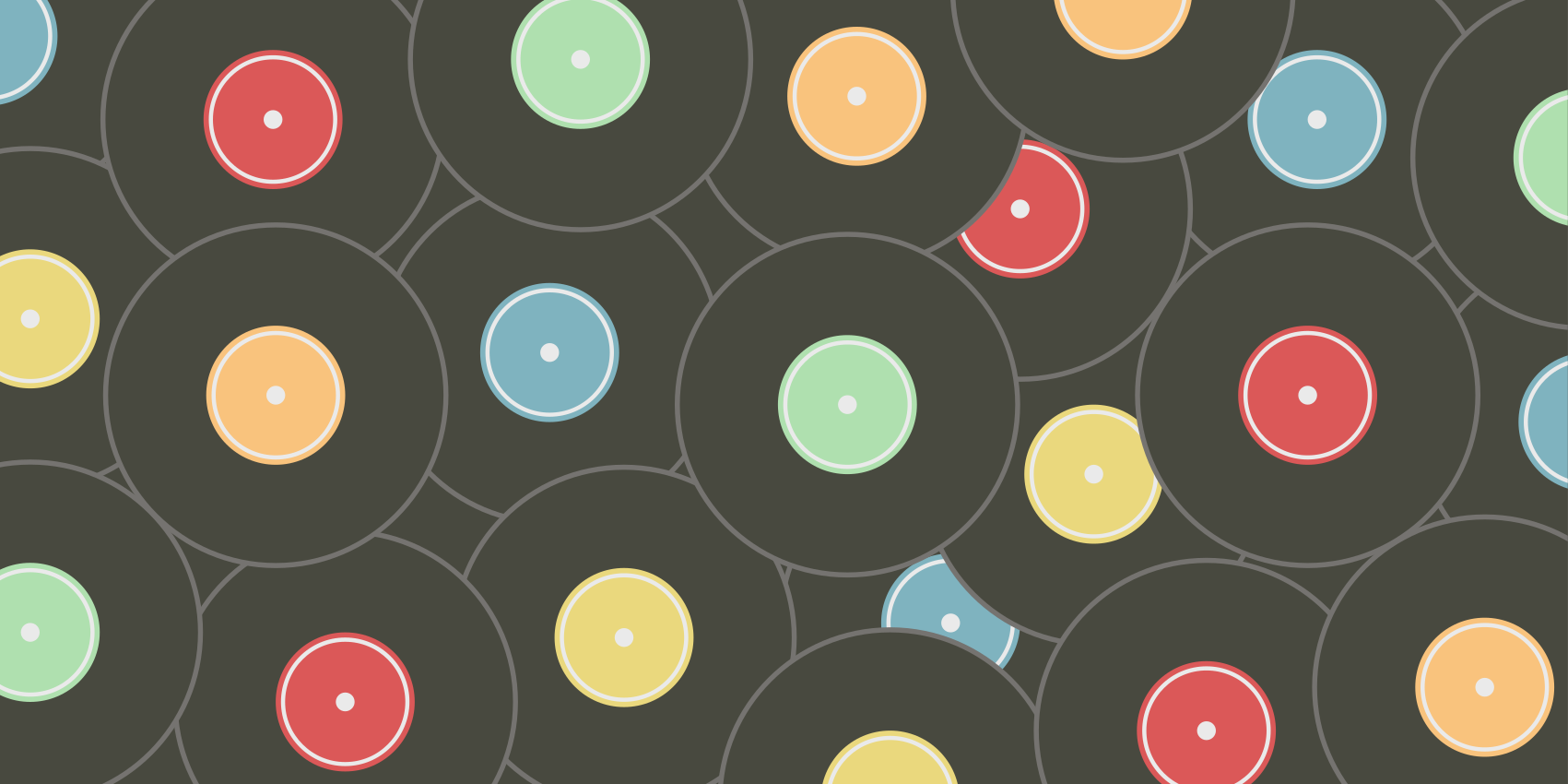 živahne vinilne plošče Vinilna preproga za najstnike - TenStickers