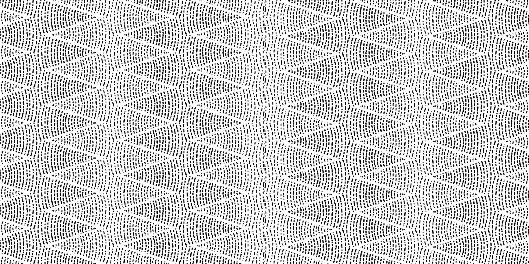 Trikotni črni valovi Skandinavski vinilni preproga - TenStickers