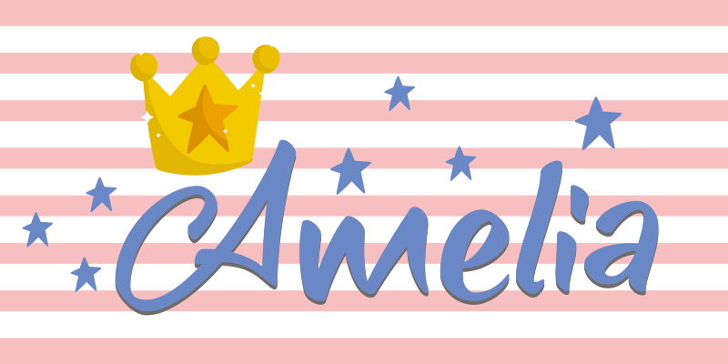 Custom crown and stars vinilne preproge drugih vzorcev - TenStickers