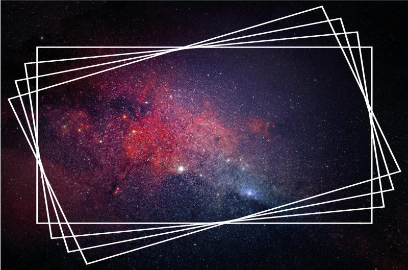 Vzorci kozmičnih meglic sodobne vinilne preproge - TenStickers