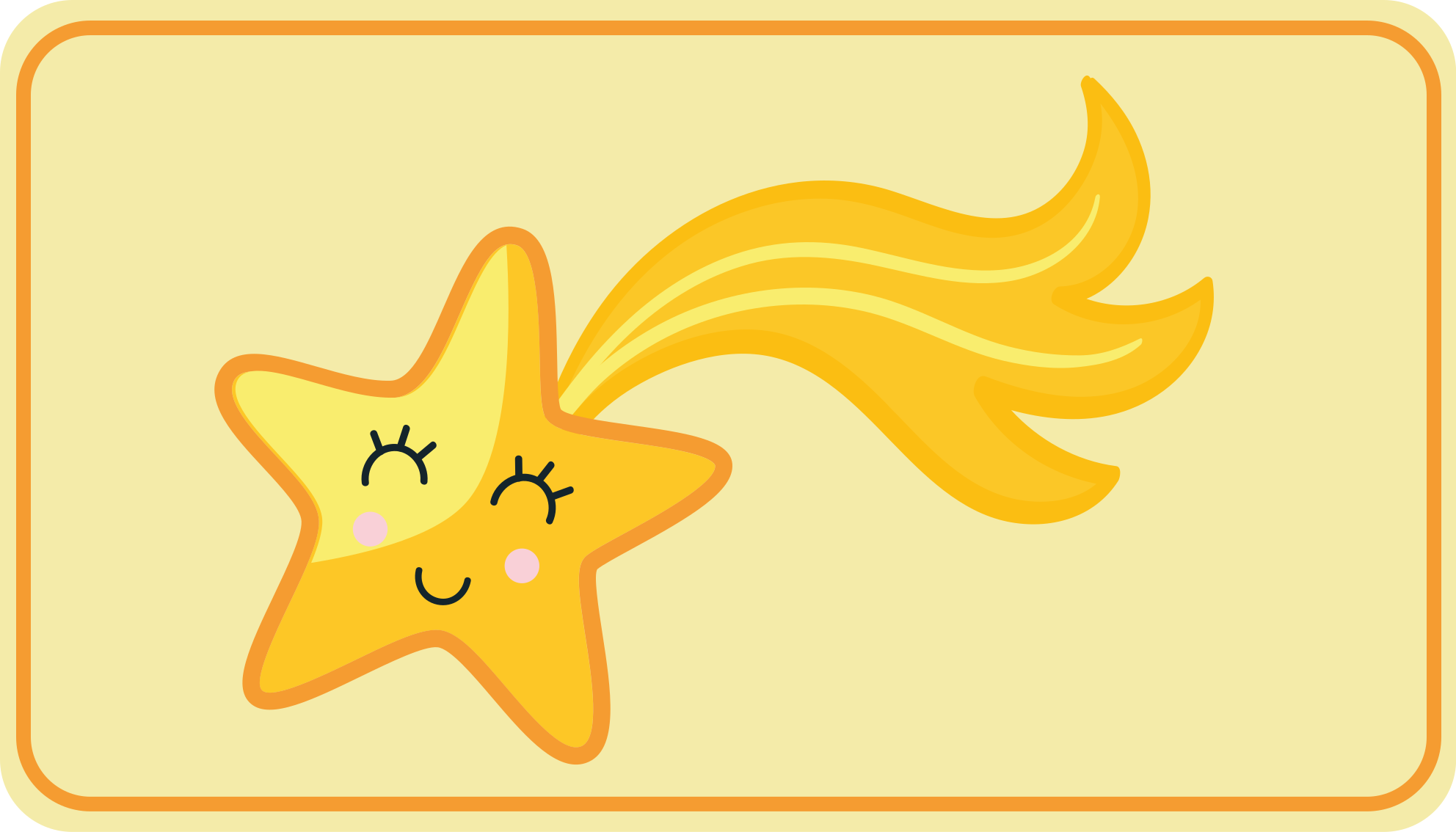 Smešna rumena zvezda vinil preproga - TenStickers