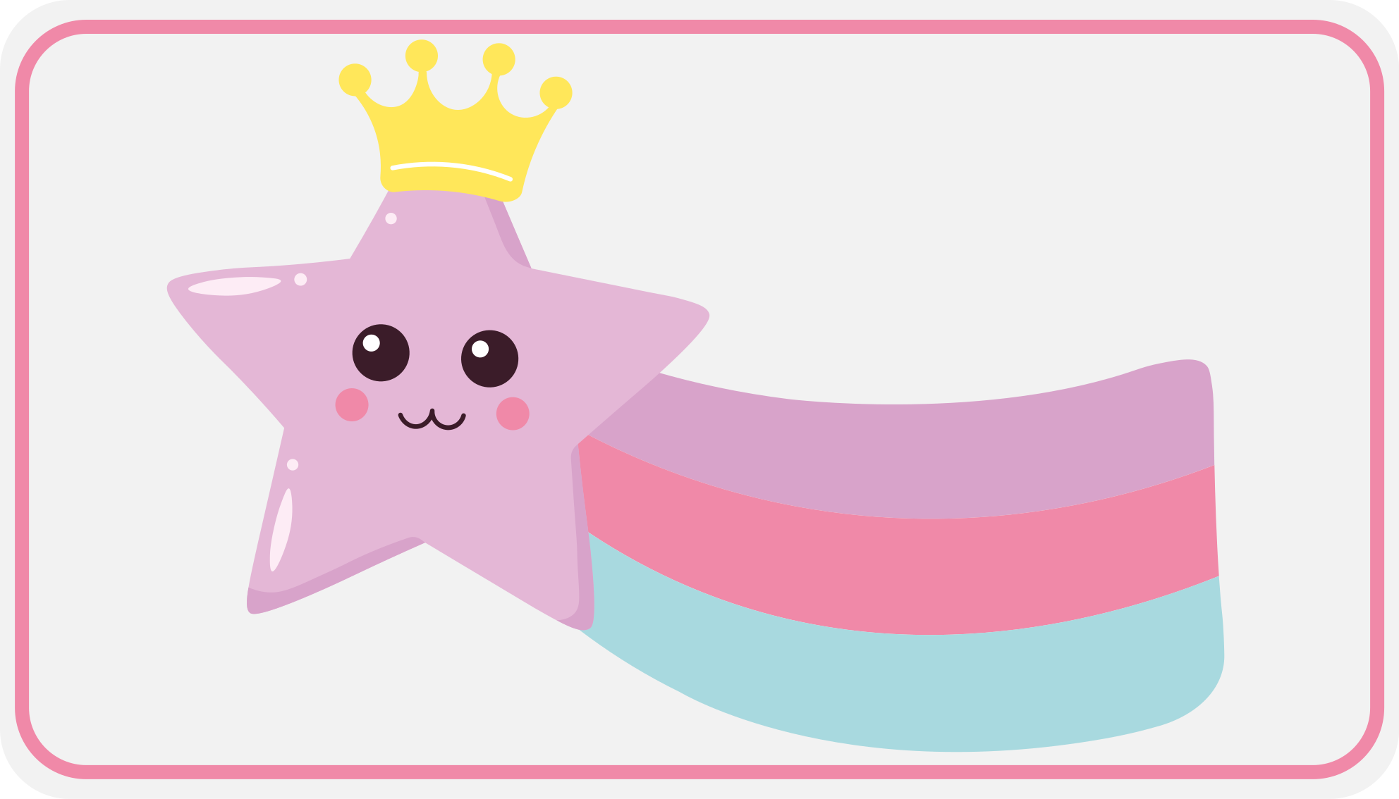 Obesek z zvezdnato krono Otroške vinilna preproga - TenStickers