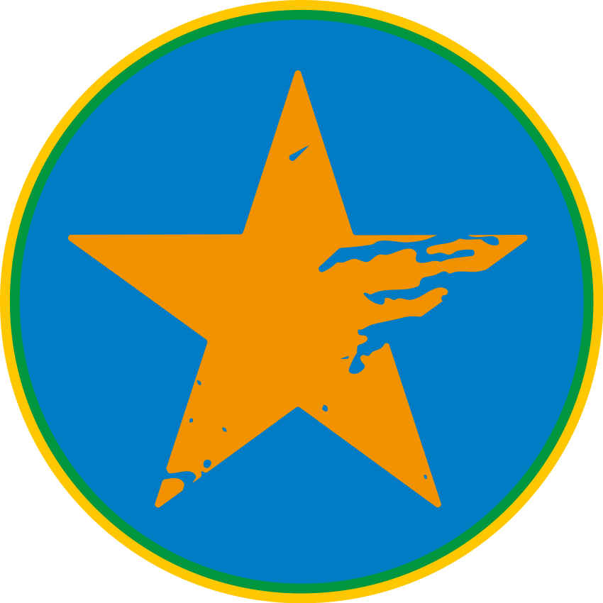 Modri zvezdni naglas Vinilne preproge v drugih vzorcih - TenStickers