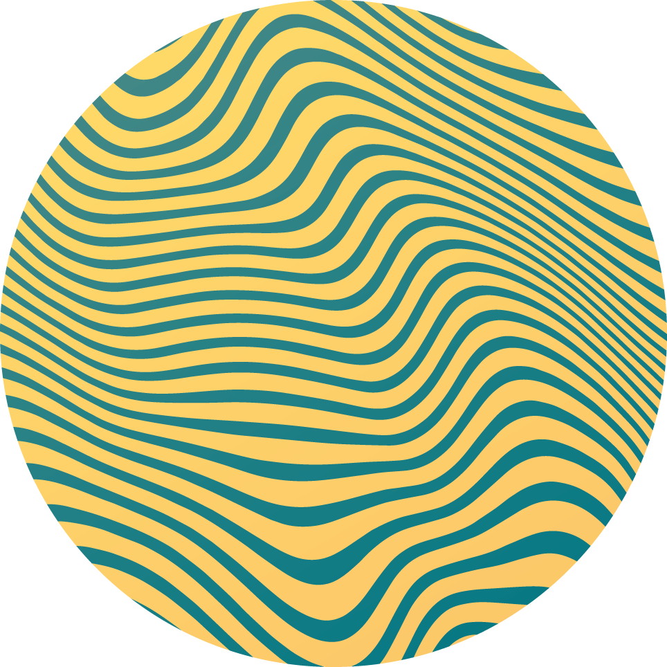 Koncept ukrivljene črte Vinilna preproga s črtami - TenStickers