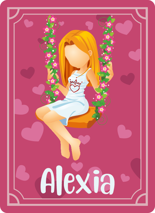 Travna gugalnica z imenom Vinilna preproga za najstnike - TenStickers