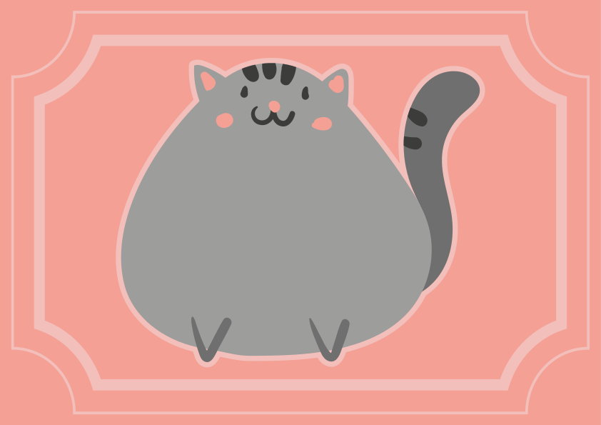 čudovita mačja umetnina Vinilne preproge v drugih vzorcih - TenStickers