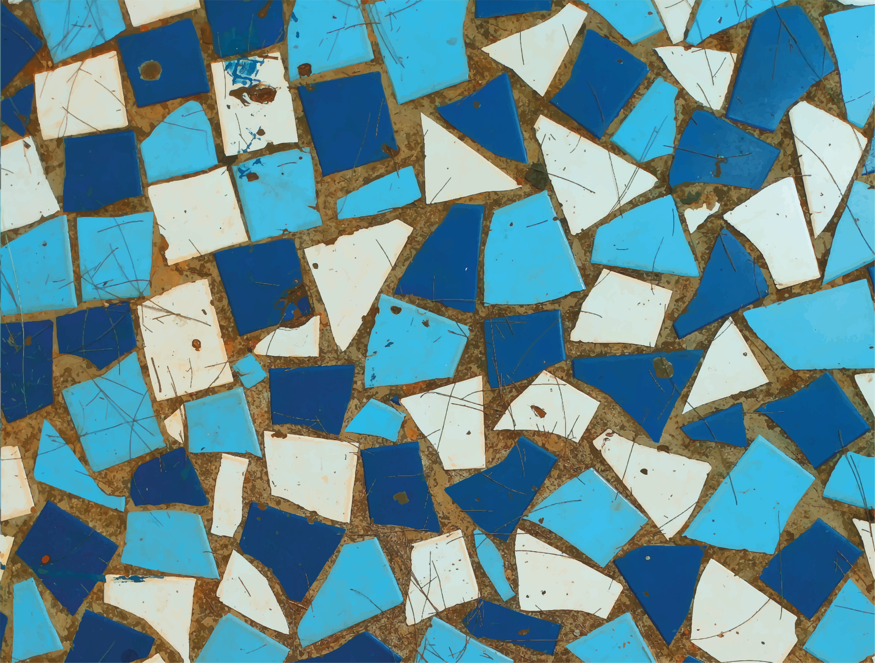 Aranžmaji iz mozaičnih ploščic Vinilna mozaik preproga - TenStickers