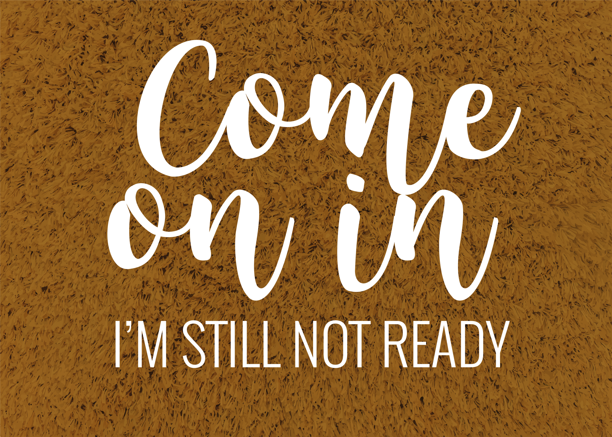 Nisem še pripravljen, ampak pridem v moderno preprogo - TenStickers