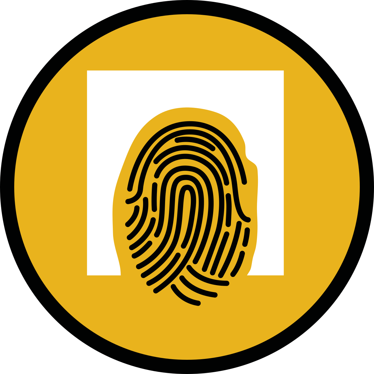 Vzorec prstnega odtisa Vinilna mozaik preproga - TenStickers