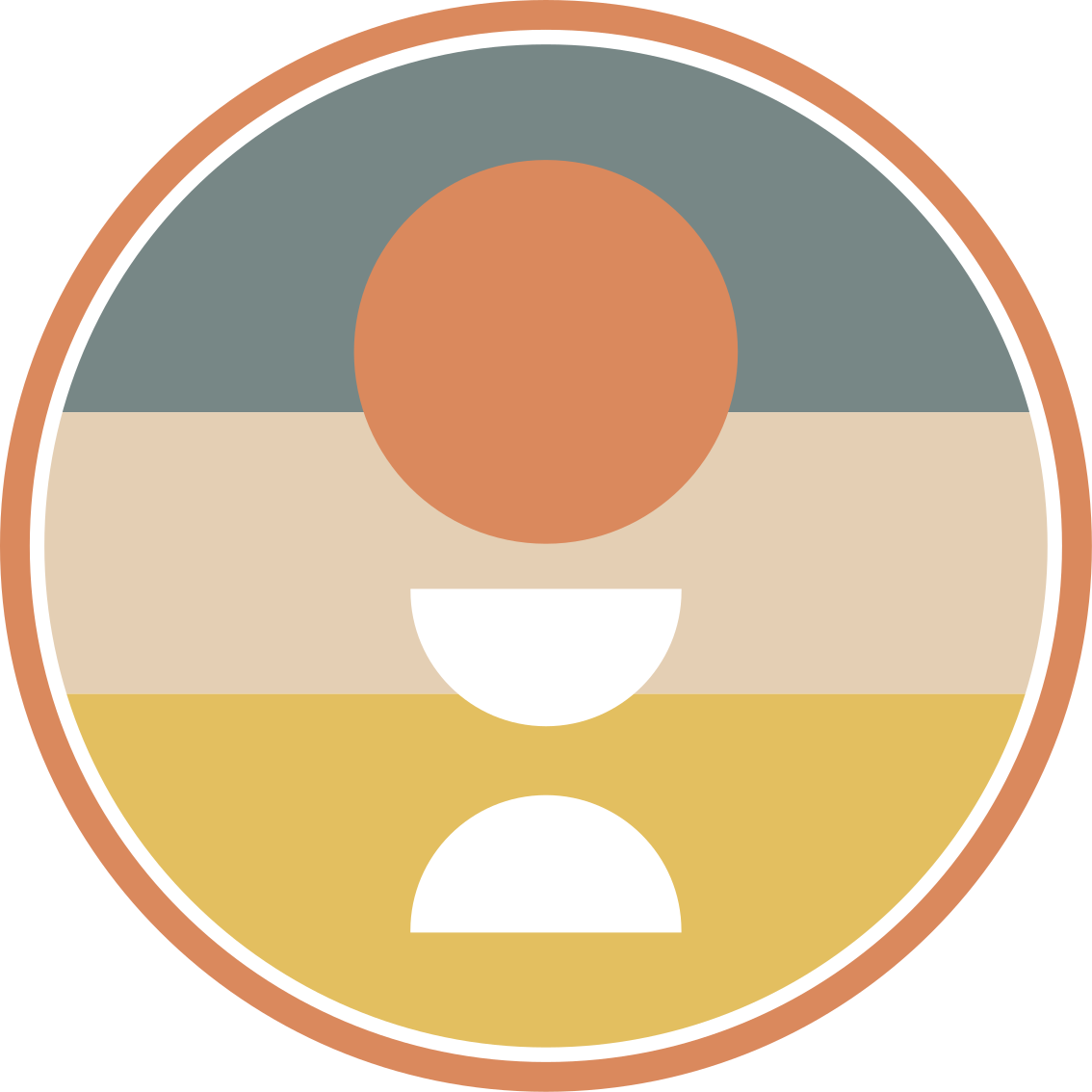 Krožna barvna harmonija minimalistična vinilna preproga - TenStickers