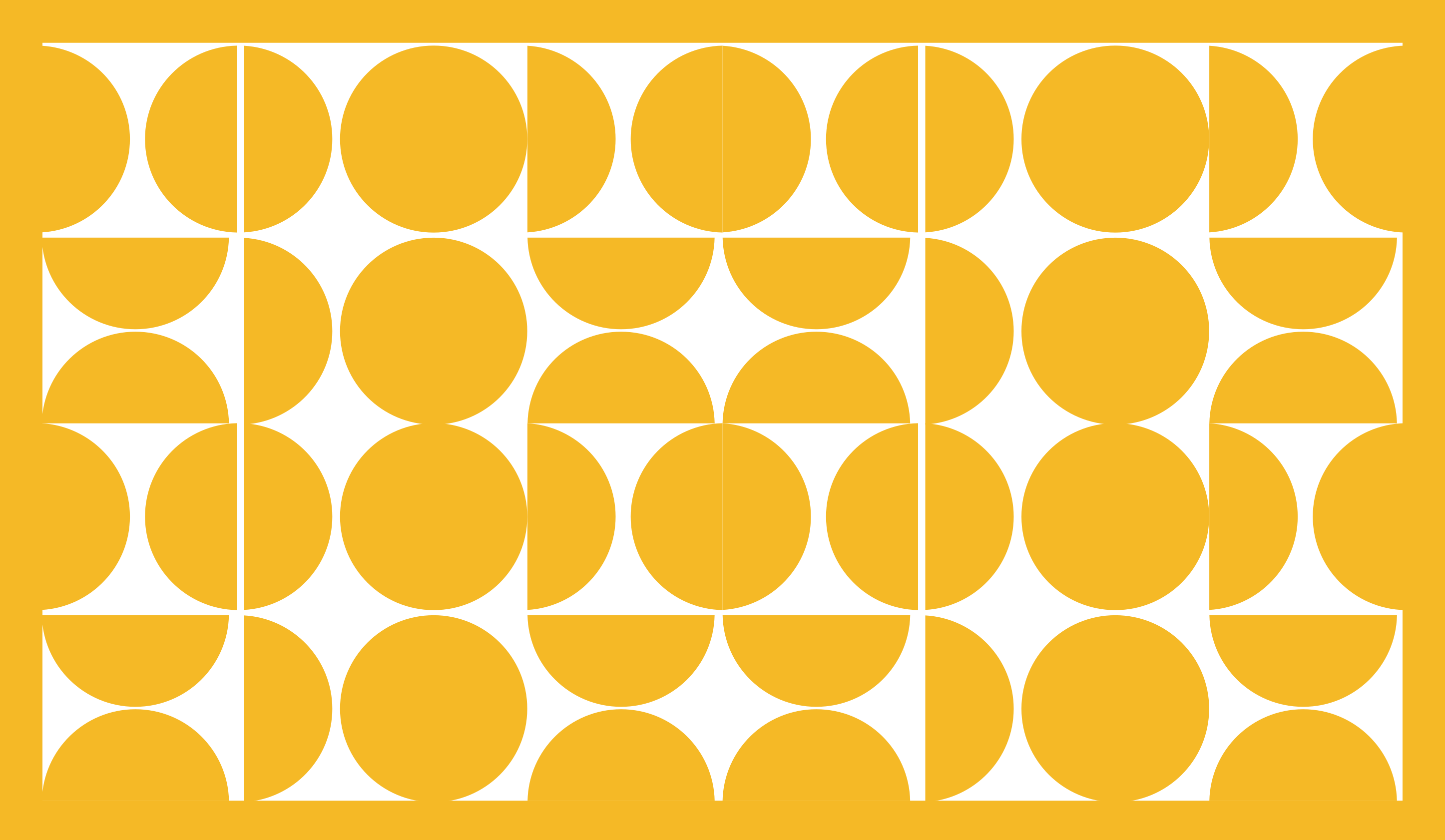 Yellow circle pattern vinilne preproge z vzorci - TenStickers