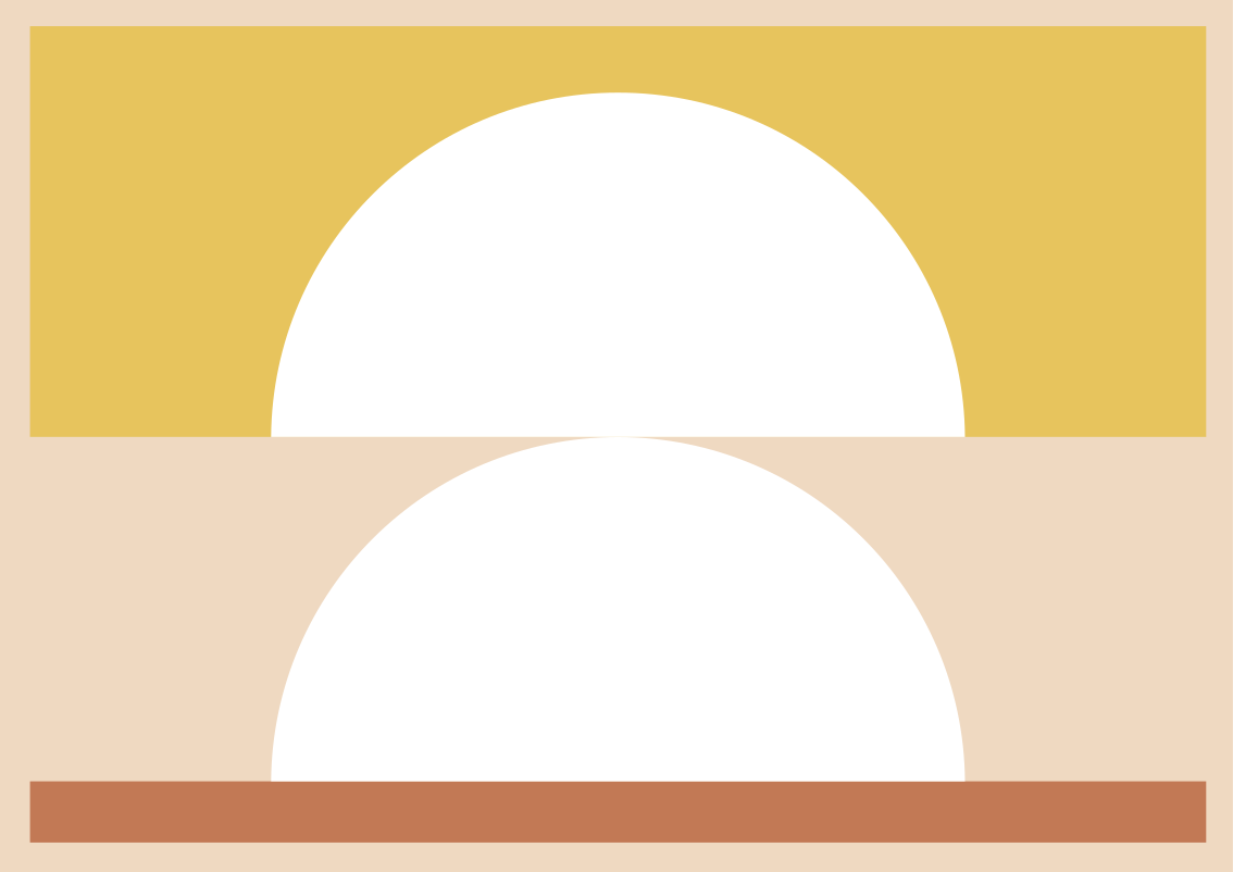 Krožni minimalizem minimalistična vinilna preproga - TenStickers