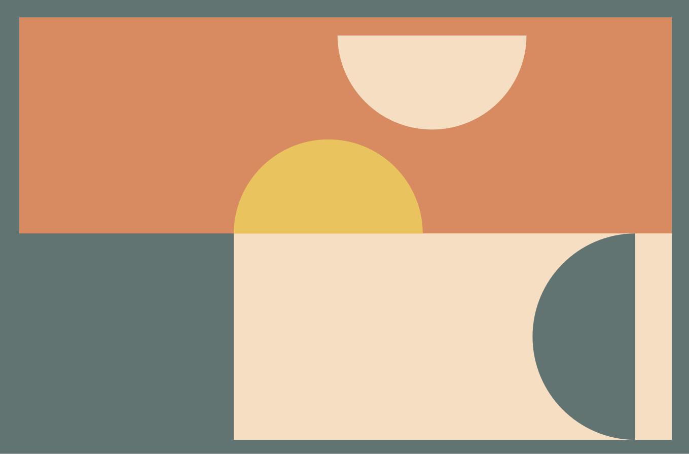 Krogi in pravokotniki sodobne vinilne preproge - TenStickers