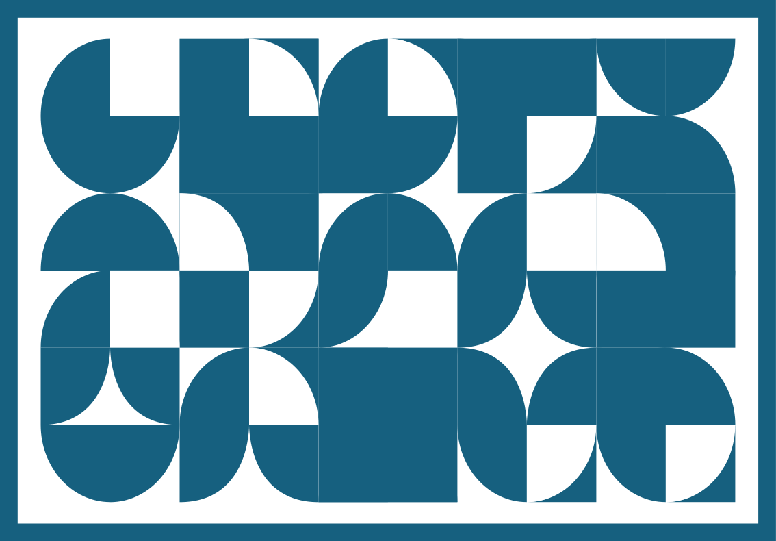 Blue abstract motif vinilne preproge z vzorci - TenStickers