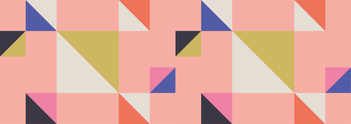 Umetniška preproga z geometrijskim vzorcem - TenStickers