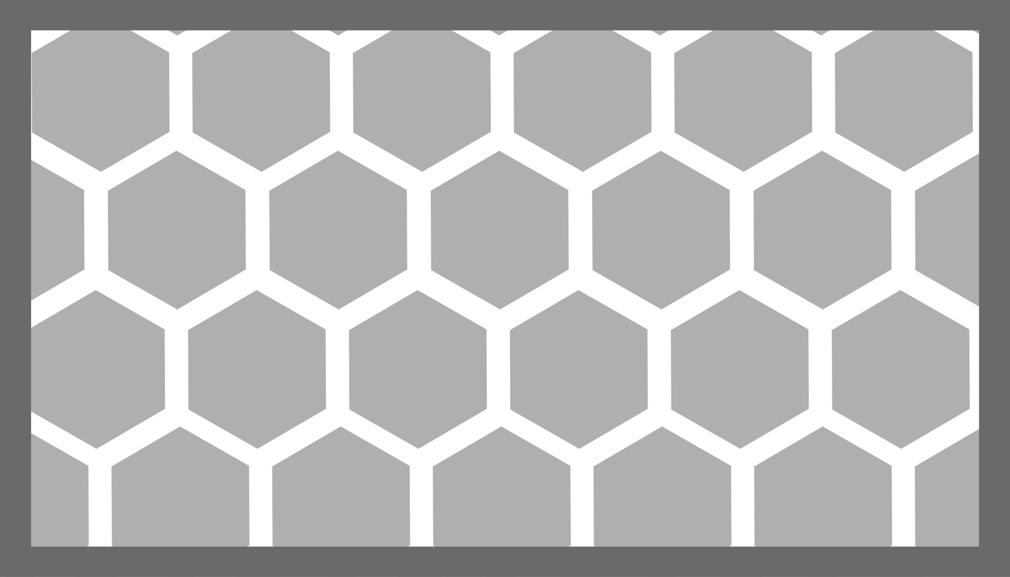 Hexagonal configuration vinilne preproge z vzorci - TenStickers