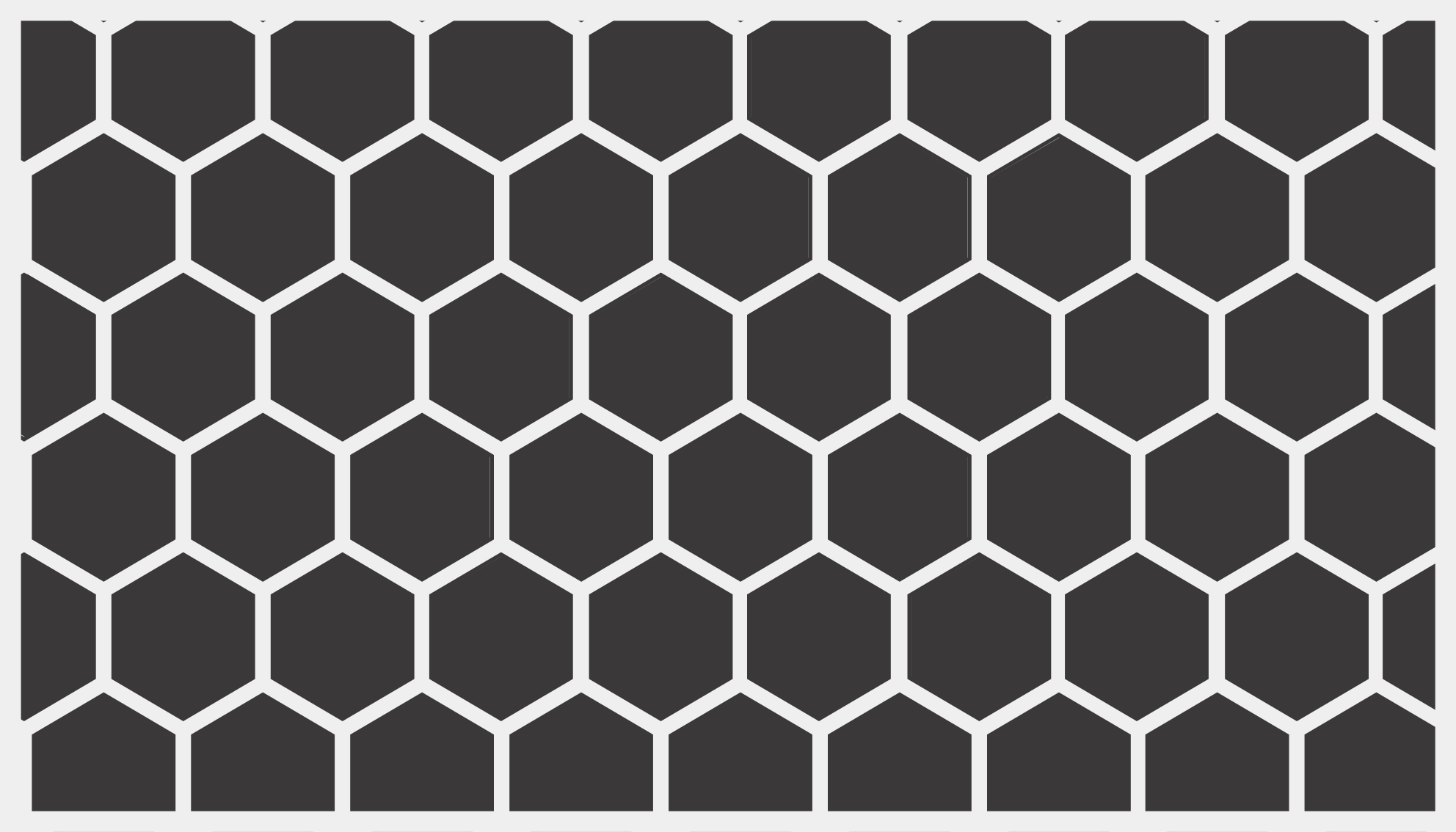 Hexagonal motif vinilne preproge z geometrijskimi vzorci - TenStickers