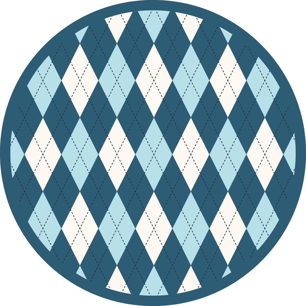 Diamond pattern elegance vinilne preproge z vzorci - TenStickers