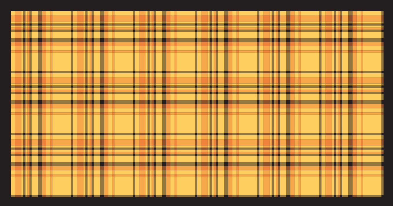Classic plaid pattern vinilna preproga s črtami - TenStickers