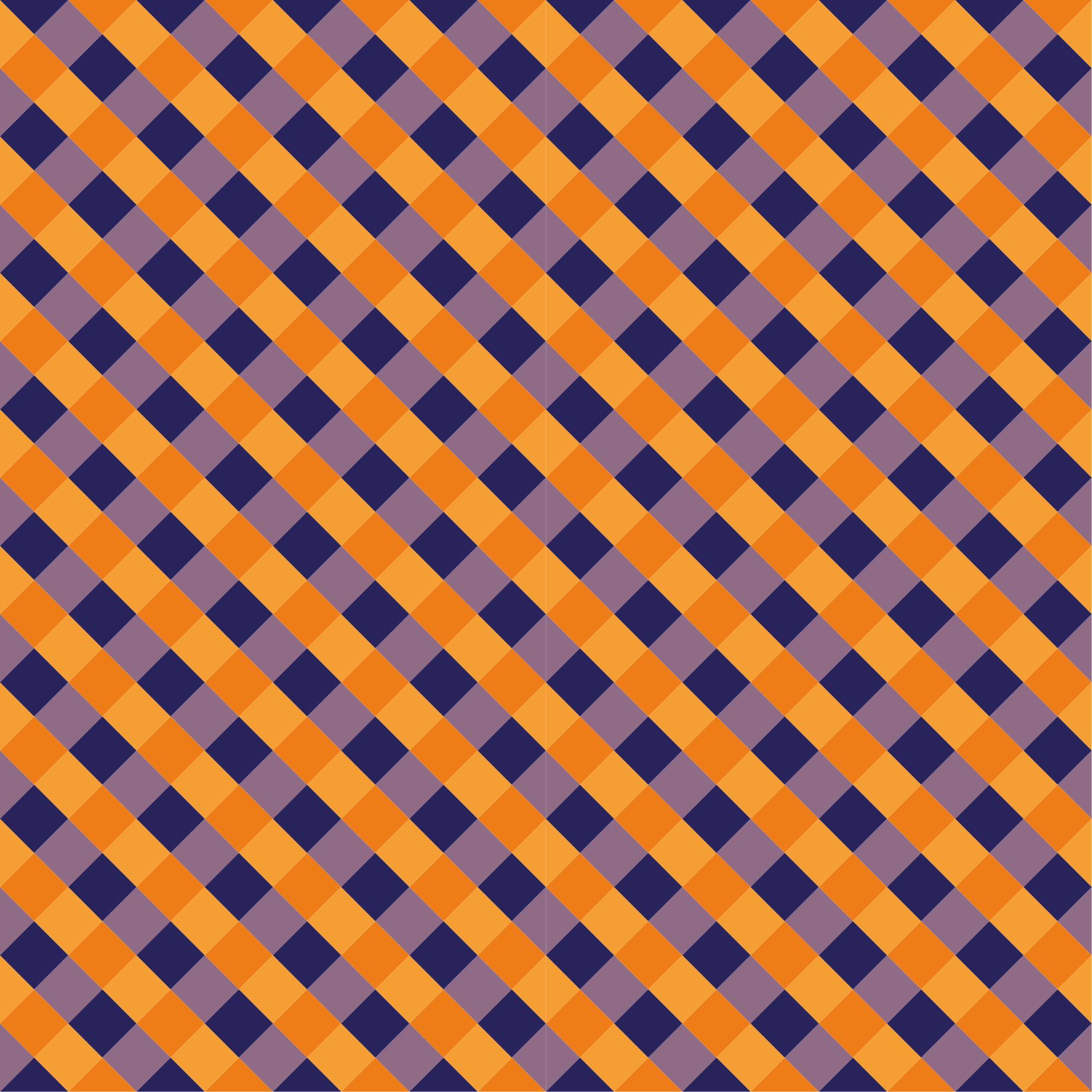 Diagonalni barvni bloki Vinilna preproga s črtami - TenStickers